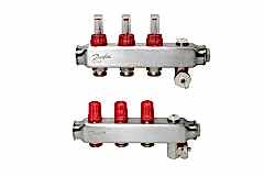 Danfoss 3’lü Paslanmaz Çelik Kollektör Seti